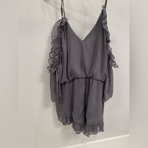 NWT grey romper